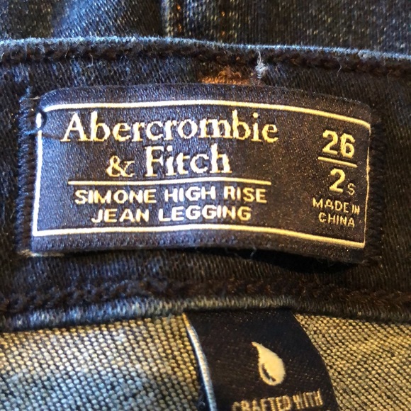 Abercrombie & Fitch Simone High Rise Jean Legging - Size 26/2S - $11 - Picture 9 of 9